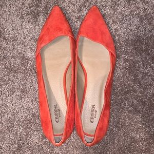 Crown Vintage Pointy Suede Flats